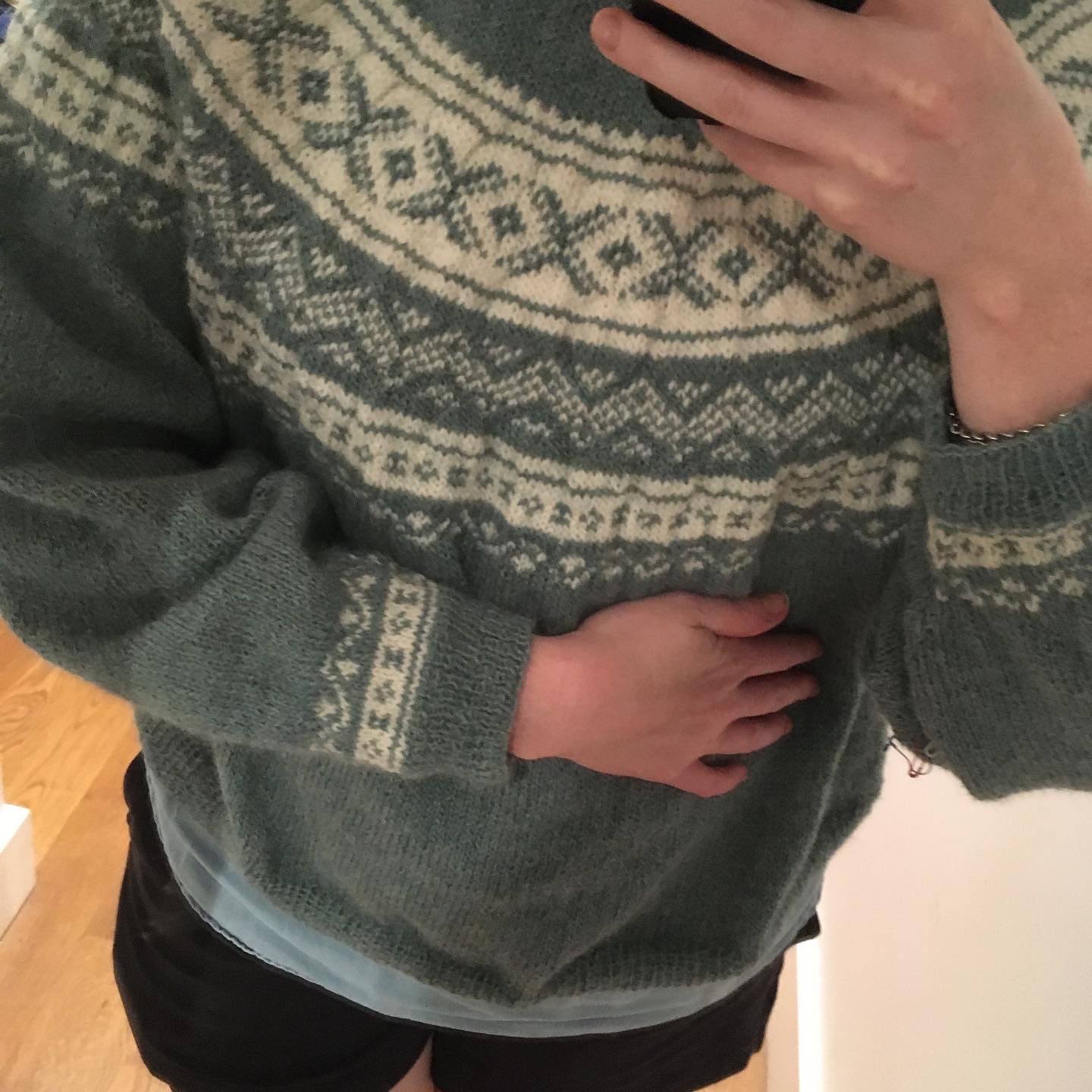 evergreen sweater